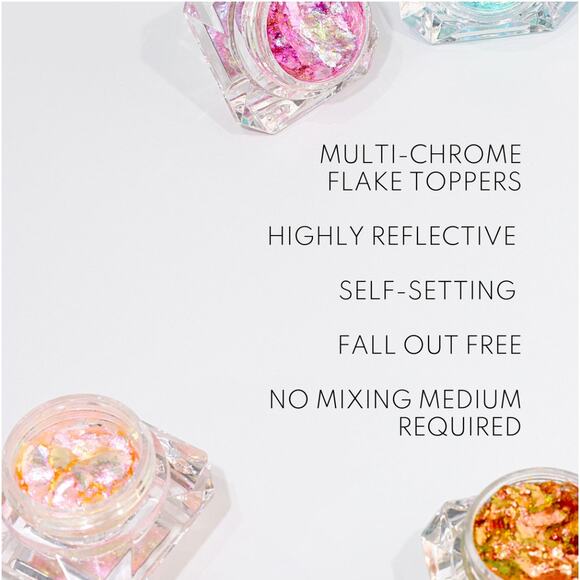 DANESSA MYRICKS INFINITE CHROME FLAKES-SHOOTING STAR-MSRP $26 - Picture 3 of 4